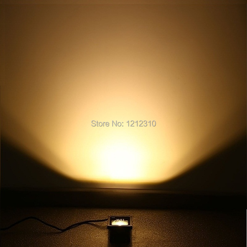 20W LED Flood light black shell led outdoor search lamp led luminaire light