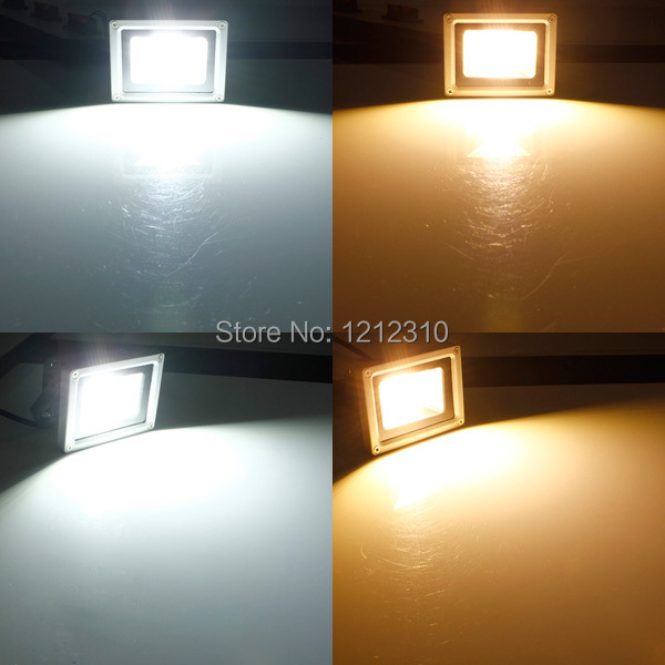 10W 20W 30W 50W LED Flood Light IP65 Waterproof 85-265V high power outdoor Green Red Blue RGB Floodlight Lamp