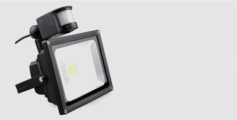 10pc/lot PIR Infrared Motion Sensor Led Floodlight 110-265V 10W 20W 30W 50W Waterproof IP65 For Garden Spotlight Outdoor Light