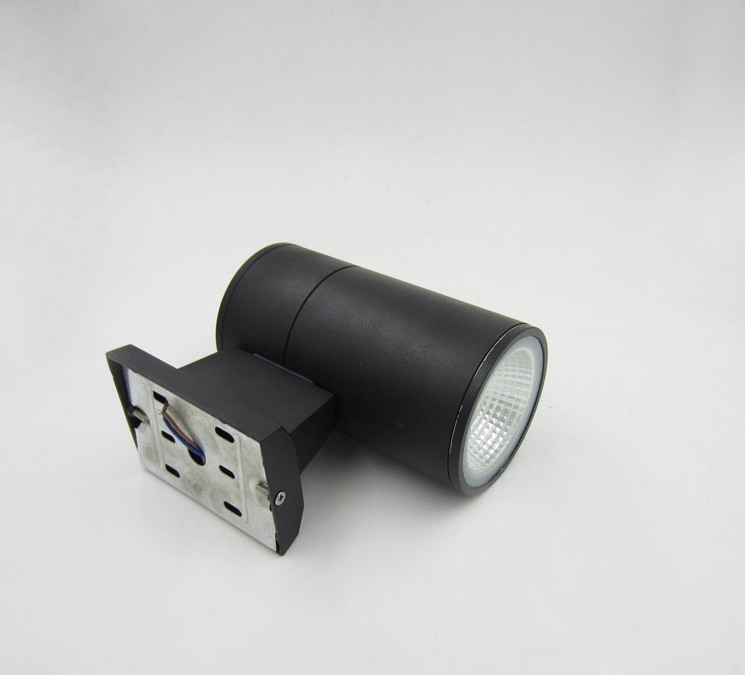 6pcs Led Wall Lamp single head 10W COB outdoor lighting AC85-260V warm white and cool