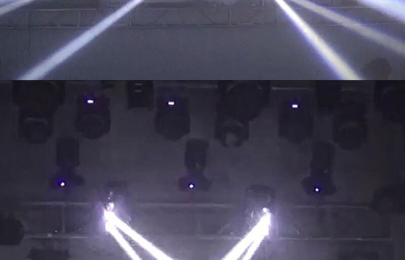 8x10w RGBW Led 8 Eyes Beam Light DMX512 Spider Moving Head Light Professional DJ Bar Party Show Stage Light LED Stage Machine