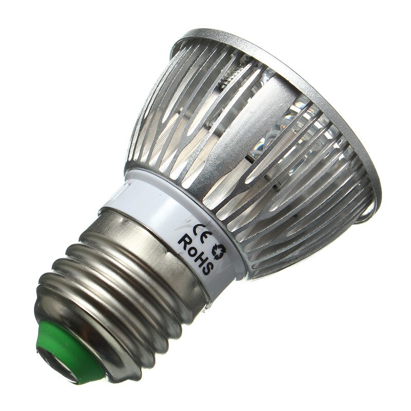 LED Grow Light E27 B22 GU10 3W AC85-265V UV Ultraviolet Purple LED Spotlight Bulb Plant Lamp for Greenhouse Hydroponics System