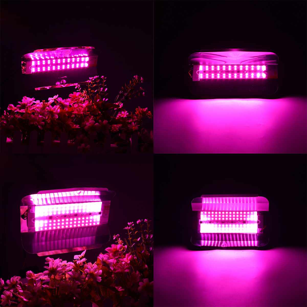 LED Grow Light 50W 100W Full Spectrum Phyto Flood lights Iodine Lamp AC 220V LED Grow Lamp Waterproof ip65 Support Dropship