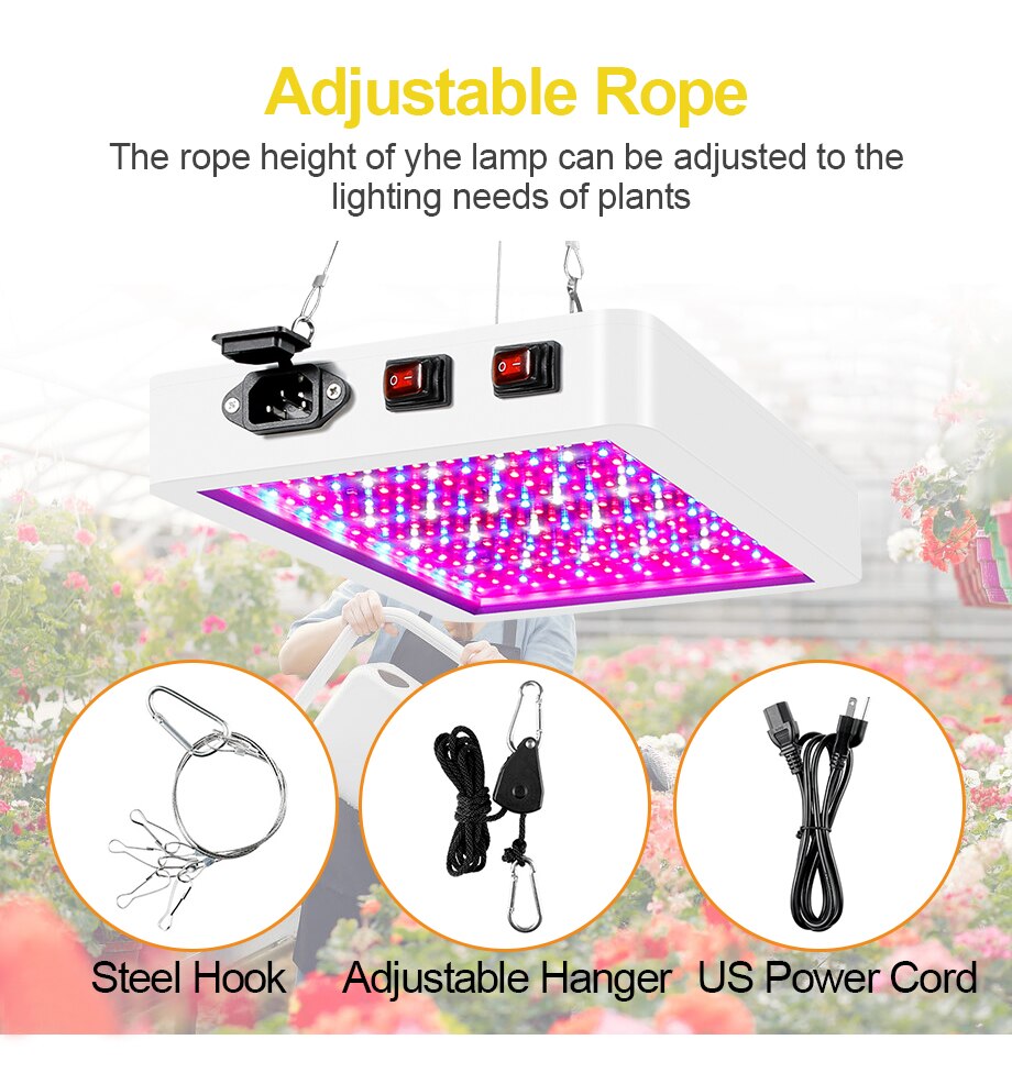 LED Grow Light Full Spectrum Waterproof Phytolamp 3000W 2835 Leds Chip Phyto Growth Lamp Plant Lighting for Indoor Plants