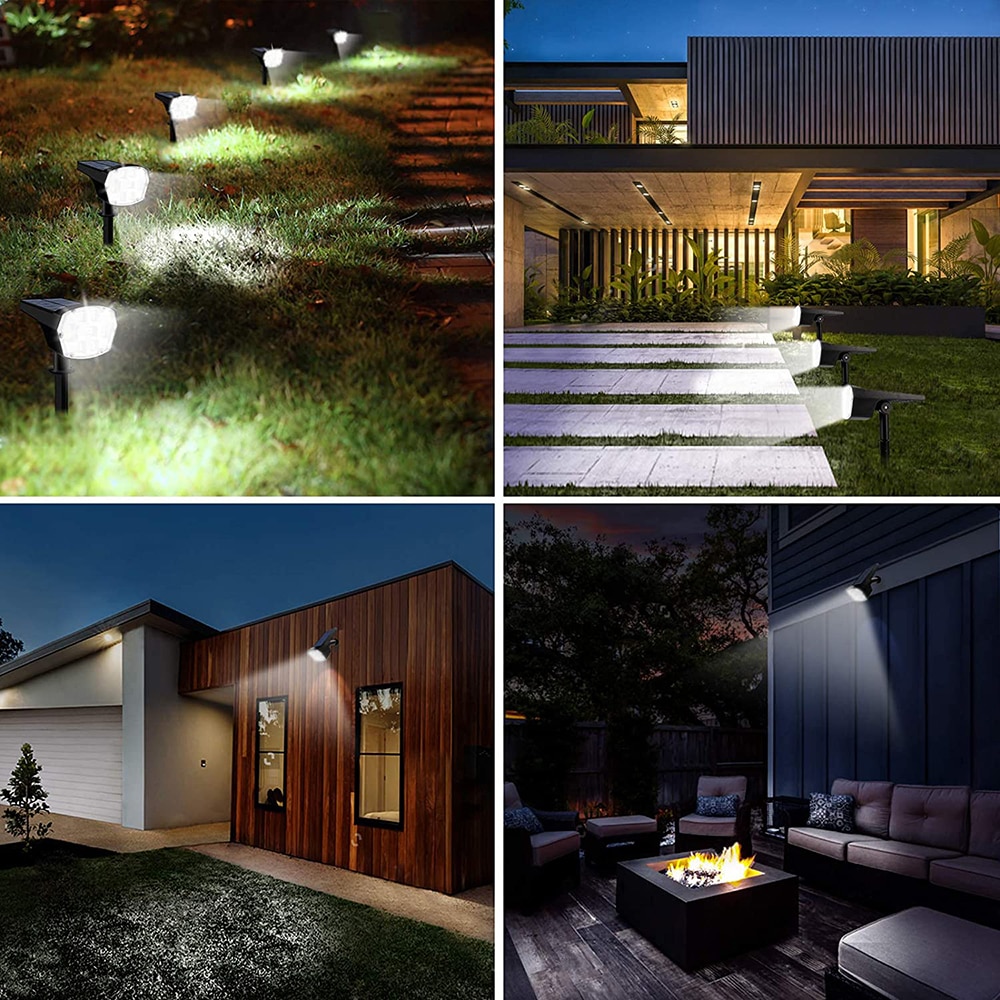 40 LED Outdoor Solar Lamp Automatically On/Off Solar Lawn Landscape Spotlights IP65 Waterproof Wall Light Garden Night Lights