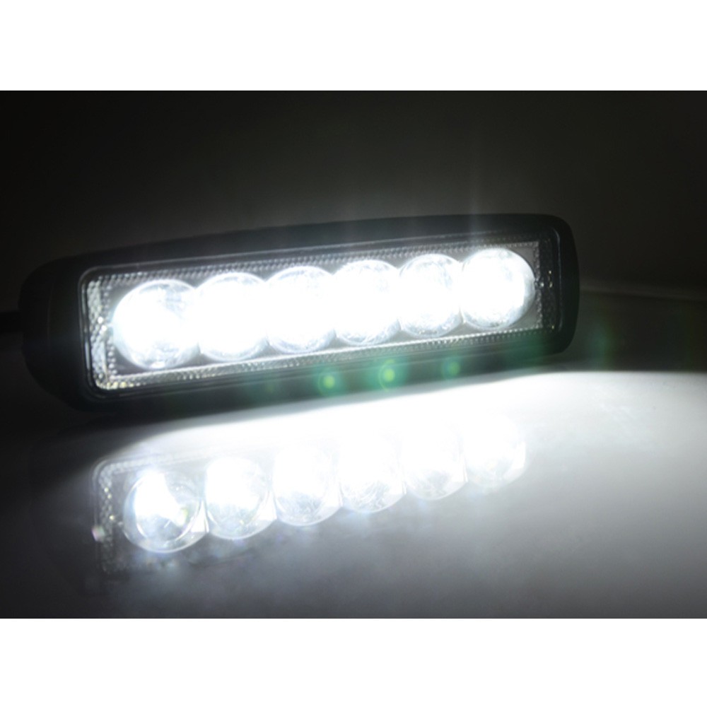 6PCS 1550LM Mini LED Car Light 6 18W LED Bar Light As Car light Work light FloodLight SpotLight for Boating Hunting