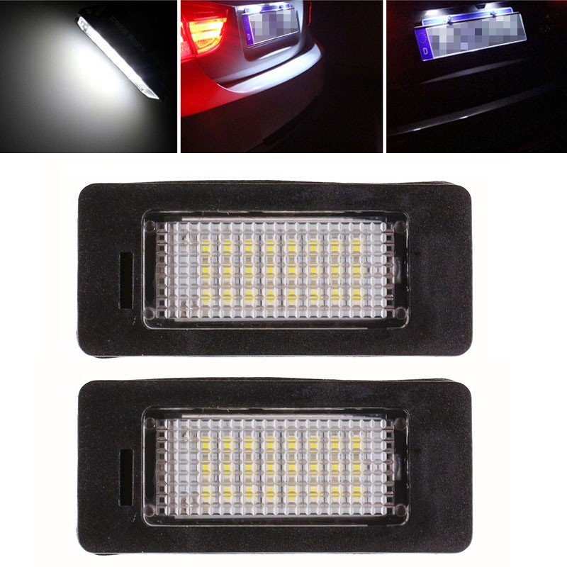 Sale LED License Plate Lights SMD3528 6000K Number Plate Light For BMW E82 E88 E90 E92 E93 E60 Sedan M5 E70 X5 E71 E72 X6