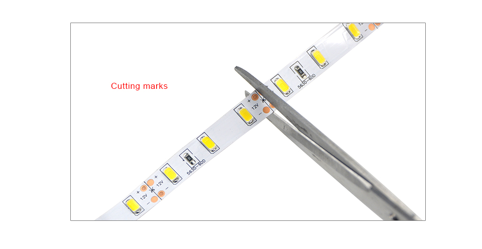 5color IP20 No waterproof DC12V 5M 5630 SMD LED Strip Light 300 led flexible Bar Light Led Lamp Indoor Home led decoration light