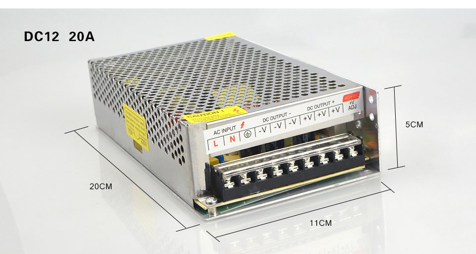 DC 12V lighting Transformers 1A 2A 3A 5A 8A 10A 15A 20A 30A 40A LED Driver LED Strip Adapter Switch Power Supply