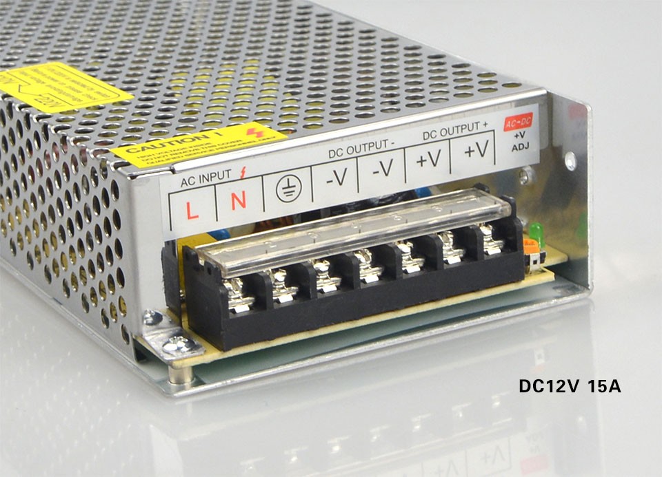 RGB LED Strip light Power Driver 1.25A 2A 3.2A 5A 8A 10A 12A 15A lighting Transformer AC100V 240V to DC12V power Supply Adapter