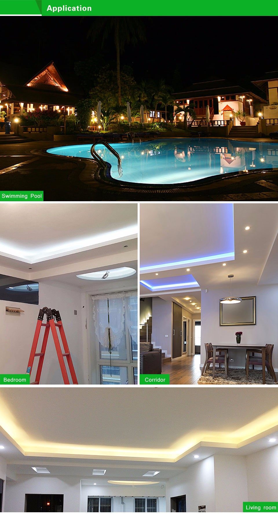 5m 12V IP67 Tube waterproof LED Flexible waterproof casing Strips 60LED m SMD 5050 White Outdoor underwater decoration
