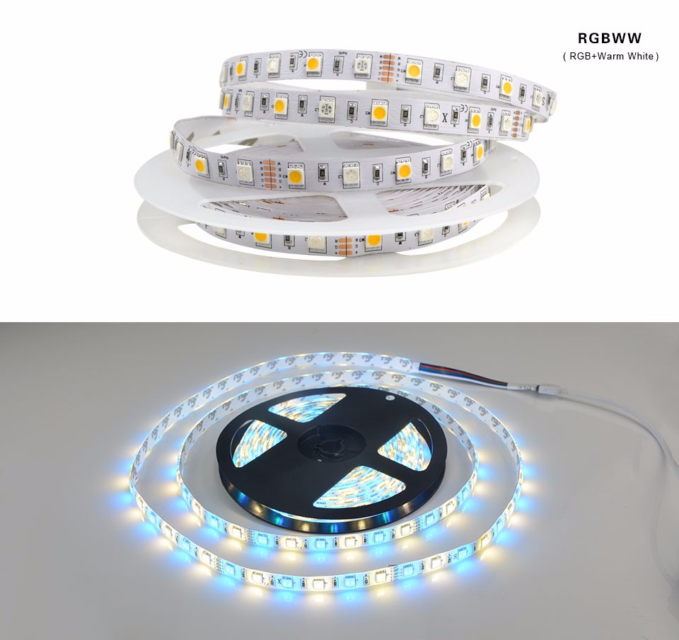 5050 SMD RGB RGB White RGB Warm White LED Strip Light 5m DC 12V 60 LED m IP20 IP65 Waterproof lamp RGBW RGBWW LED Tape