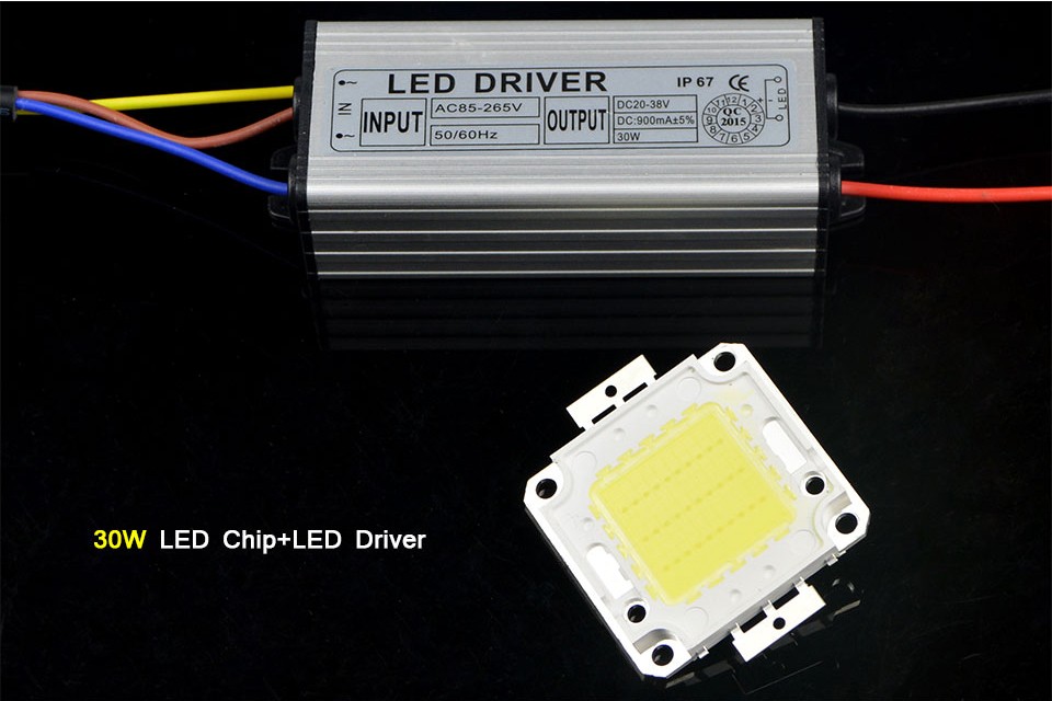 LED COB Chip bulb lamp 10W 20W 30W 50W 100W 30V 36V 220V 110V LED Driver adapter lighting Transformer Flood light Spot light