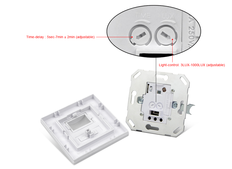 AC 110V 240V PIR Sensor IR Infrared Motion Sensor light PIR Switch Recessed Wall Module Move Induction