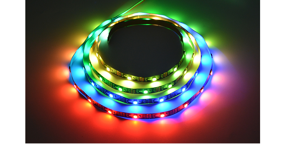 DC 5V WS2812B Addressable USB Charger adapter RGB USB LED Strip light 5050 SMD Magic Dream Color Rope Light RF Decor Neon lamp