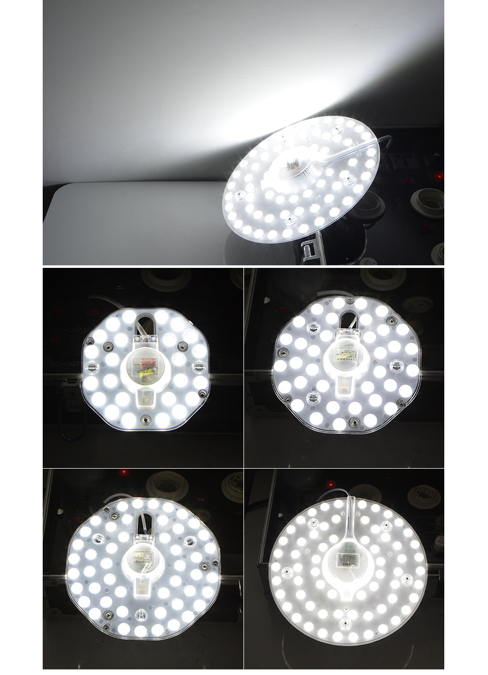 220V 2835 SMD LED Lamp Bulb panel Ceiling light source 12W 18W 24W 32W Downlight spot Modified Light Source Indoor Lighting Tube