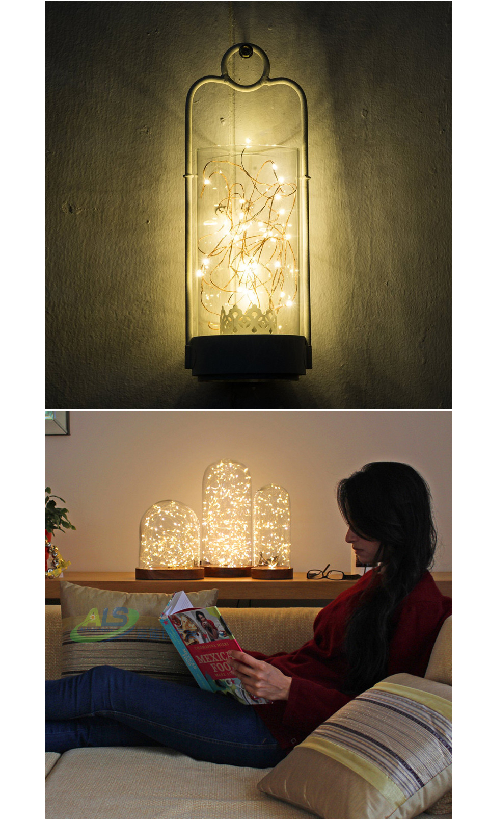 LED Night light 2M 5M desk Decoration light Night lamp Battery Operated LED String light For Festival Wedding Holiday home light