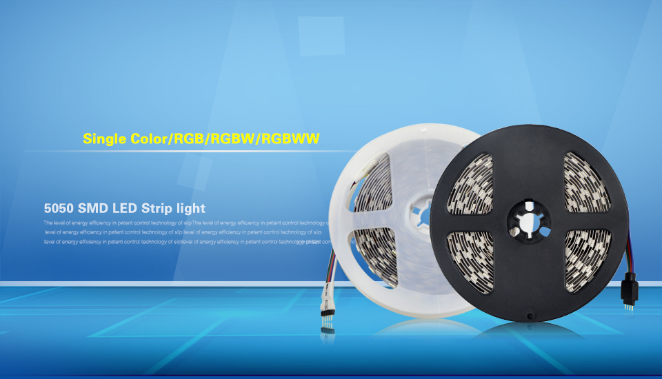 5m DC 12V RGB RGBW RGBWW Ribbon led strip light 5050 SMD IP20 IP65 Waterproof LED light Decoration lamp kitchen home lighting