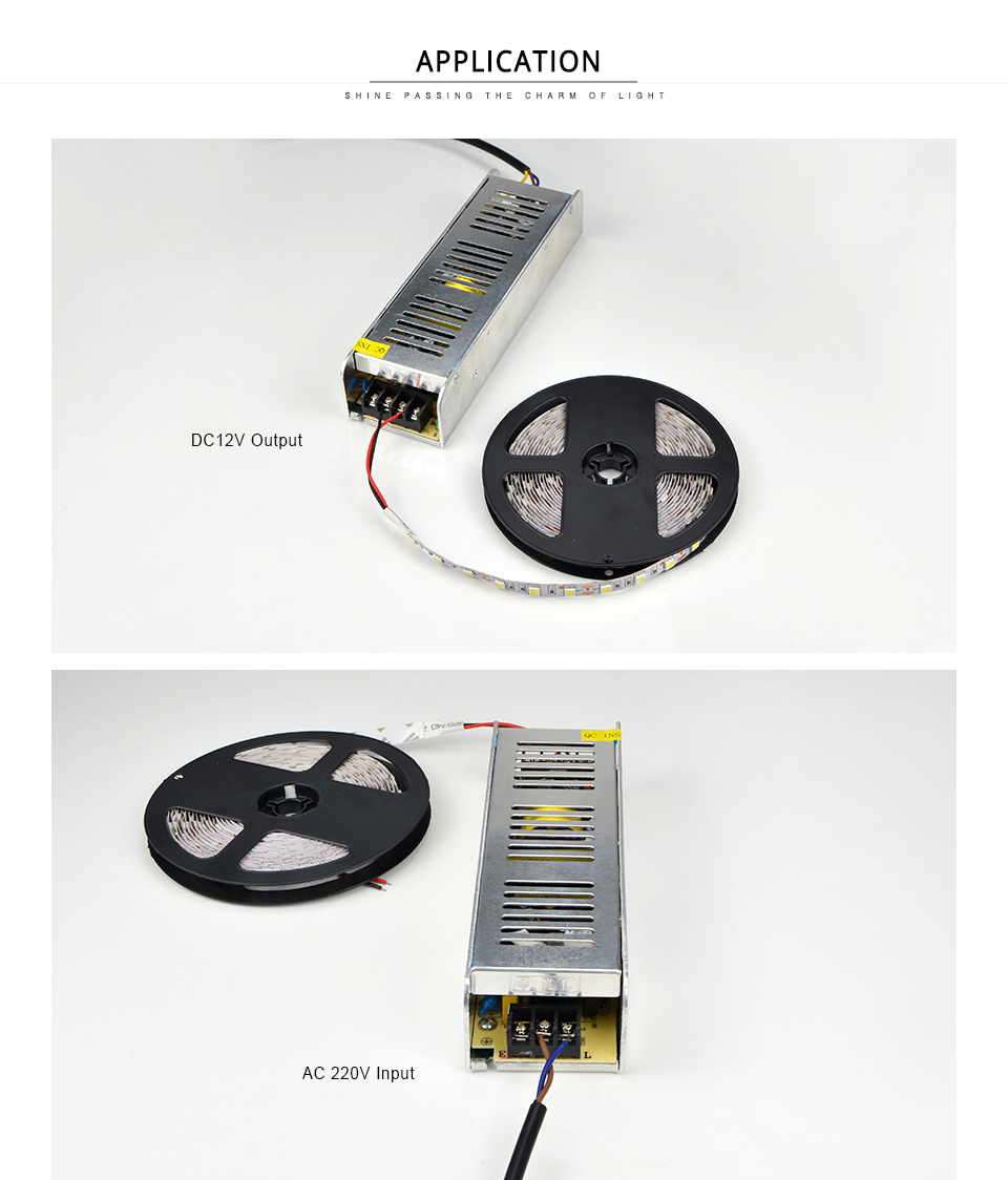 220V to 12V 3A 5A 8A 10A 12A 15A 16A 20A 30A LED Driver switch Power Supply Adapter lighting Transformer For 3528 5050 LED Strip