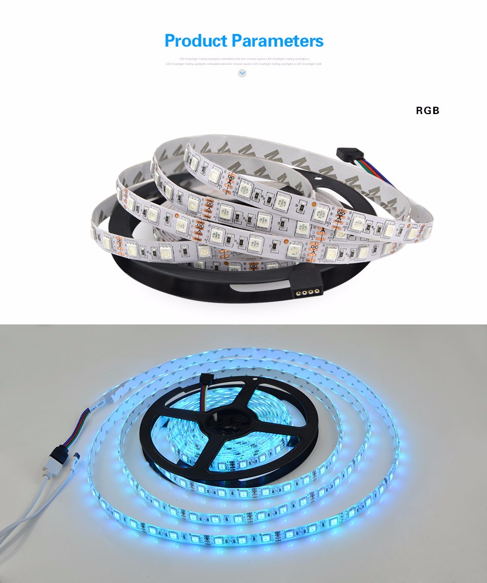 5050 SMD RGB RGB White RGB Warm White LED Strip Light 5m DC 12V 60 LED m IP20 IP65 Waterproof lamp RGBW RGBWW LED Tape