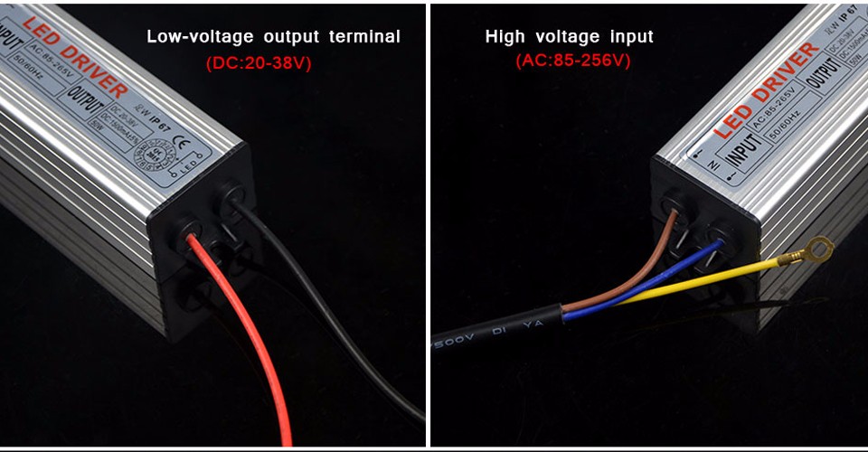 Really Watt 10W 20W 30W 50W 100W Integrated COB LED Beads Chip light lamp Power Driver lighting transformer For Floodlight Bulb