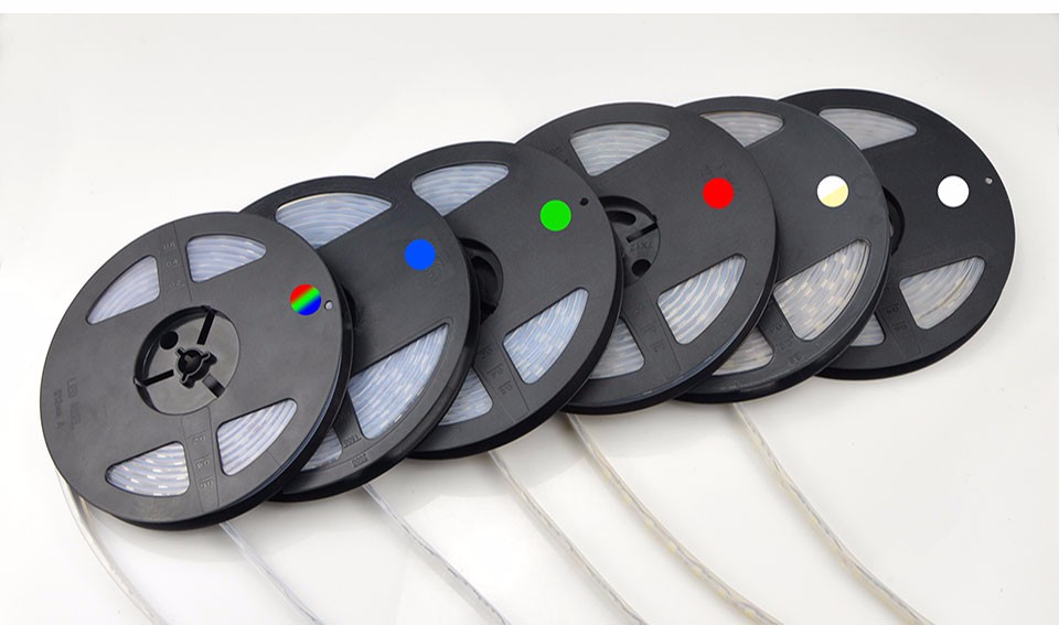 RGB LED strip light DC 12V 5M 60LEDs m IP20 IP65 IP67 Waterproof 5050 SMD LED string light RGB led lamp Tape diode ribbon