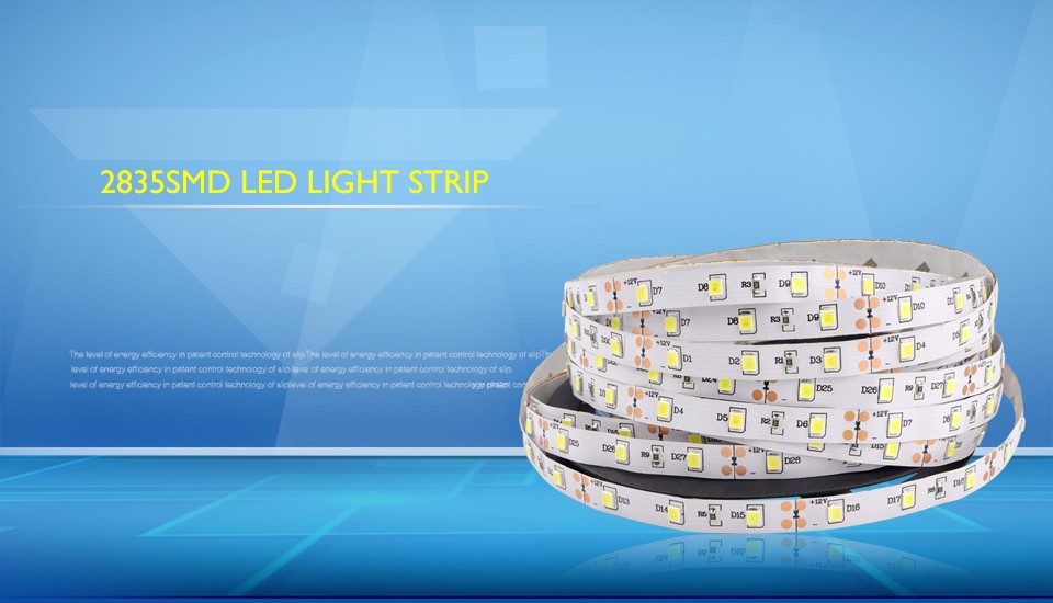 5m LED Strip 3528 2835 SMD 60 LED m IP65 Waterproof IP20 Not Waterproof DC12V Flexible LED Light LED Strip for home lighting