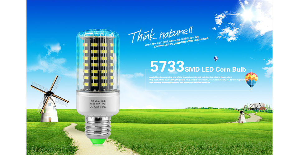 E27 E14 B22 110V 220V 85 265V Led light 5W 15W 20W Spot corn Bulb No strobe LED lamp Indoor lighting Bombillas Bright than 5730