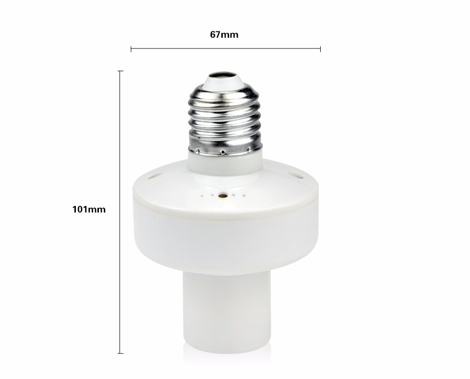 Durable E27 SCrew LED lamp Holder Converter Base With 10M Wireless Remote Control Controller Switch ON OFF Bulb Socket