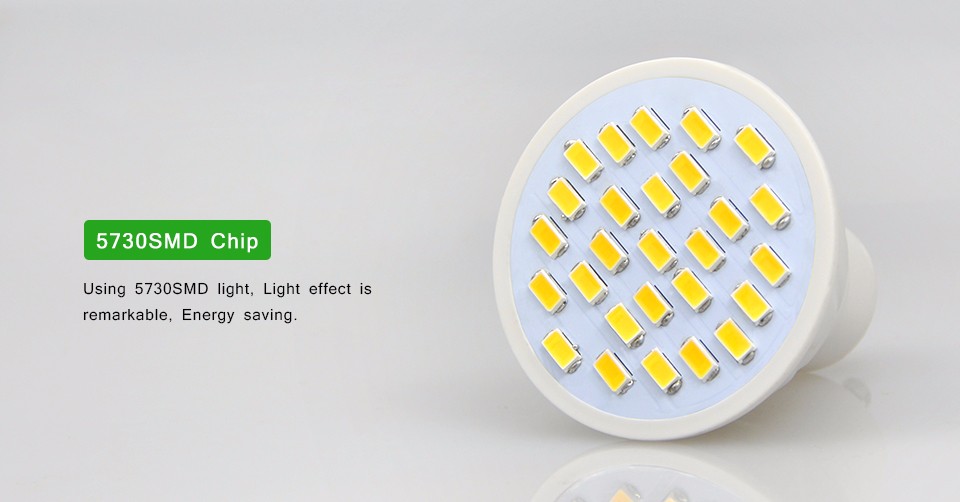 AC220V GU10 2835 5730 SMD Heat resistant Fireproof LED corn Spotlight Bulb 27 60 80 LEDs 6w 7w 8w Light for Home Chandelier Bulb