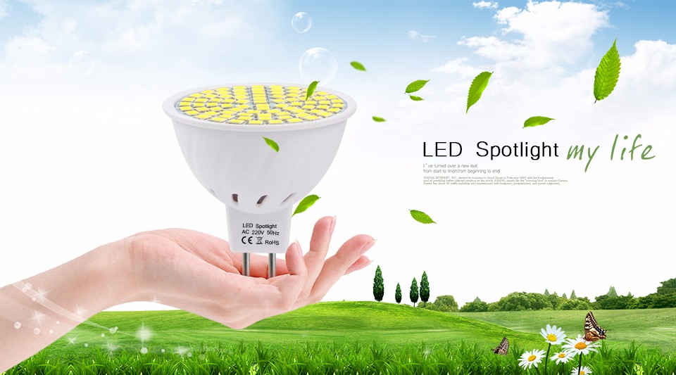 10Pcs MR16 80LEDs 60leds 27leds 220V SMD 2835 5730 LED lamp Spotlight Bulb Downlight led corn light Replace CFL 5W 7W 10W 15W