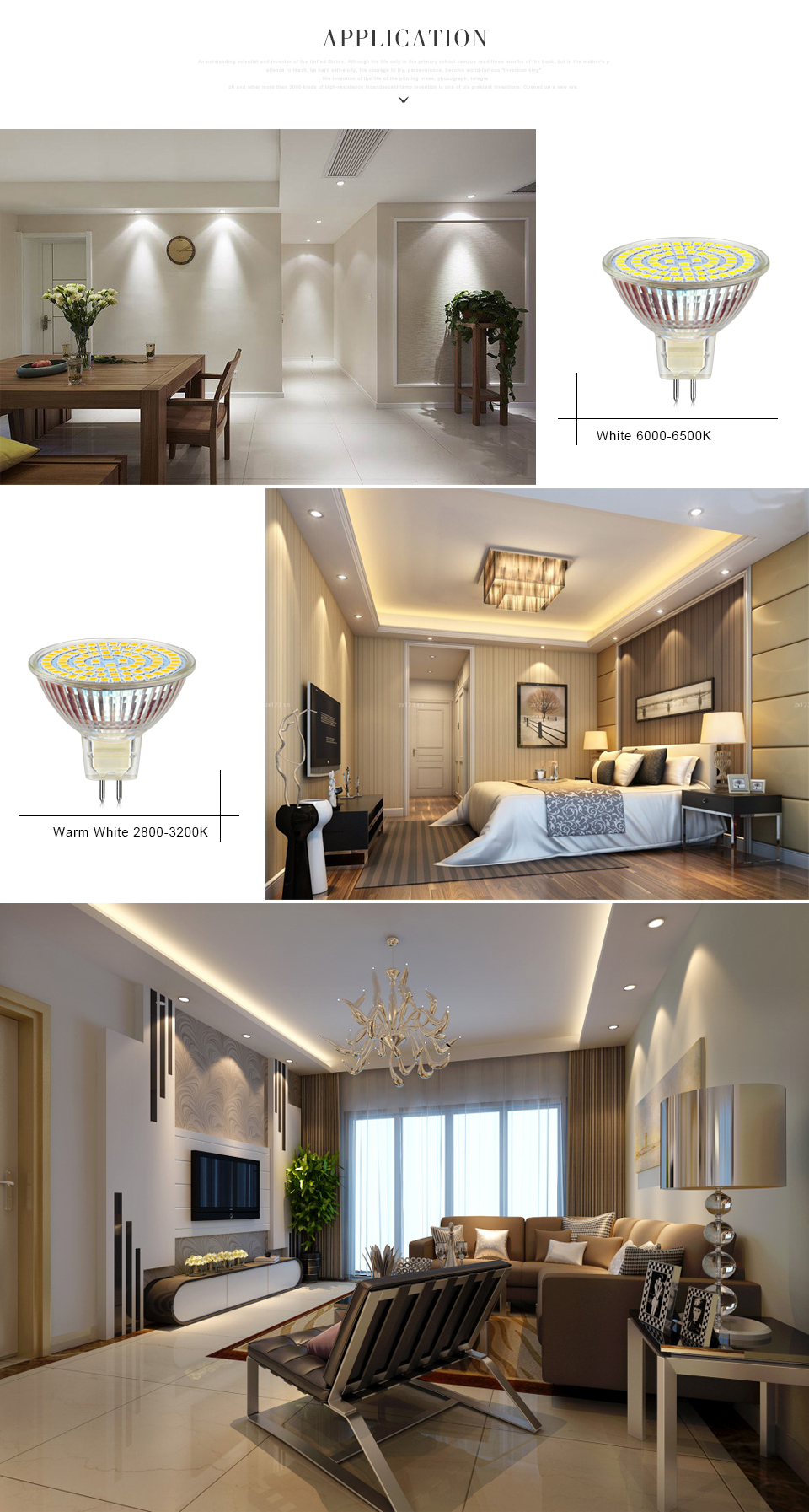 1Pcs AC 220V MR16 GU5.3 2835 SMD 5W 7W 9W LED Bulb Spotlight 48leds 60leds 80leds LED lamp Lampara For Home Kitchen lighting