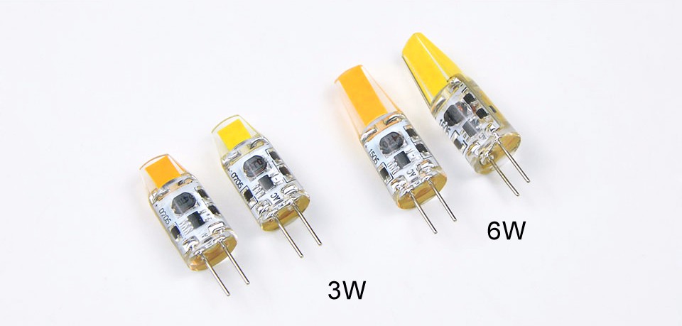 Dimmable G4 COB AC DC12V 3W 6W 3014 SMD LED Corn Lamp 220V 110V 4W 5W 64 80LEDs Bulb Spotlight Candle Chandelier Light