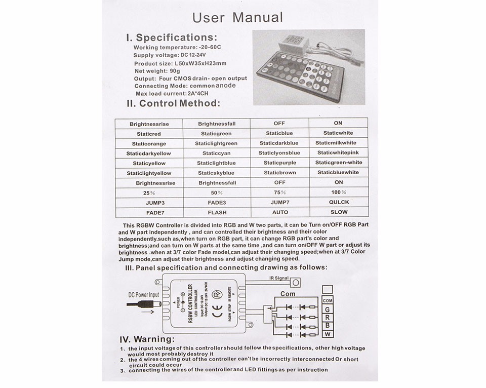 1set No waterproof 5M RGBW RGBWW 5050 LED Strip Light 40key 5pin Remote Controller DC12V 60LEDs M 300 LEDs Flexible lamp Tape