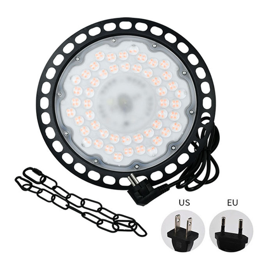 150W 200W LED High Bay Light Waterproof Ultra Thin Commercial Warehouse Bay Light for Garage Gym Shop Workshop Decor