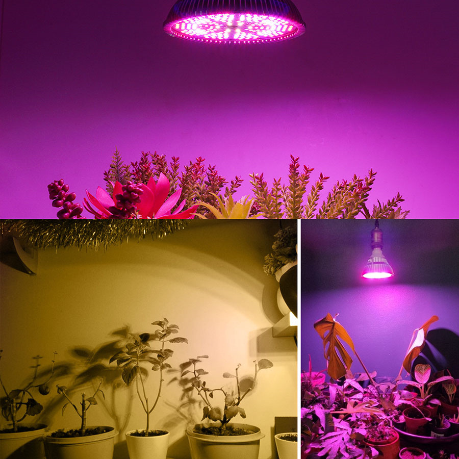 300W LED Full Spectrum Plant Grow Light 200LED Sunshine Par38 E27 Bulbs Growth Lamp for Plant Flower Growing Seeding Lamp