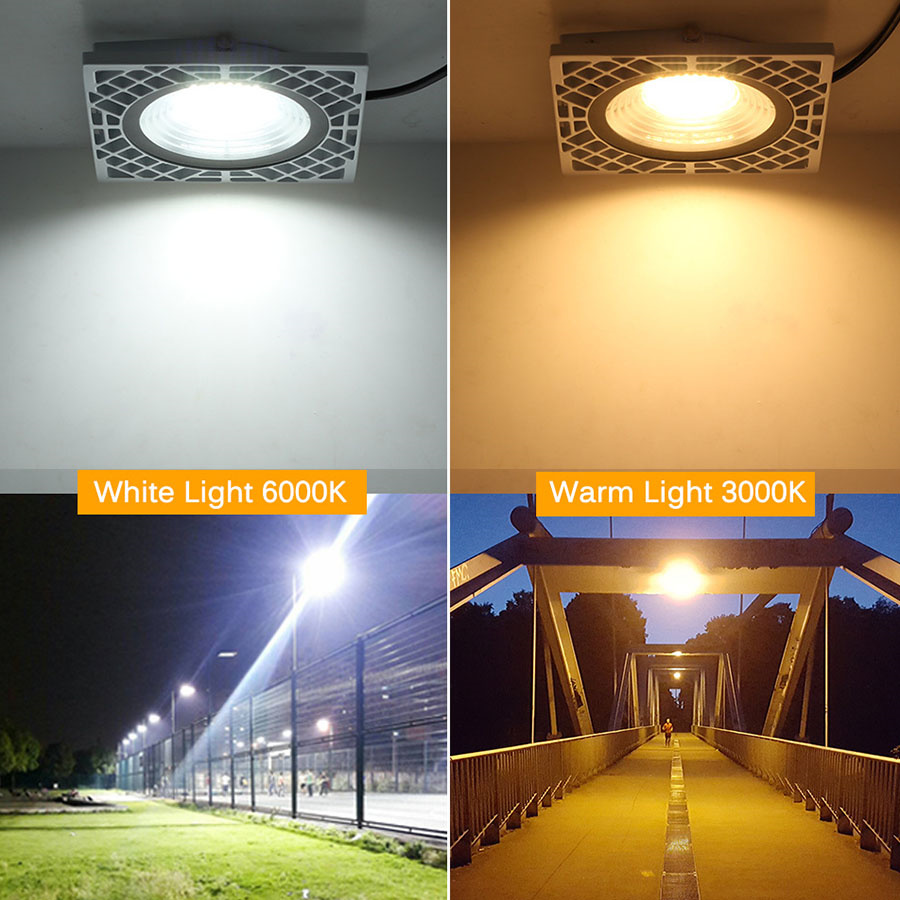 50W Led Flood Lights Outdoor Bright Security Lights IP66 Waterproof LED Spotlight Exterior Floodlight for Yard Backyard