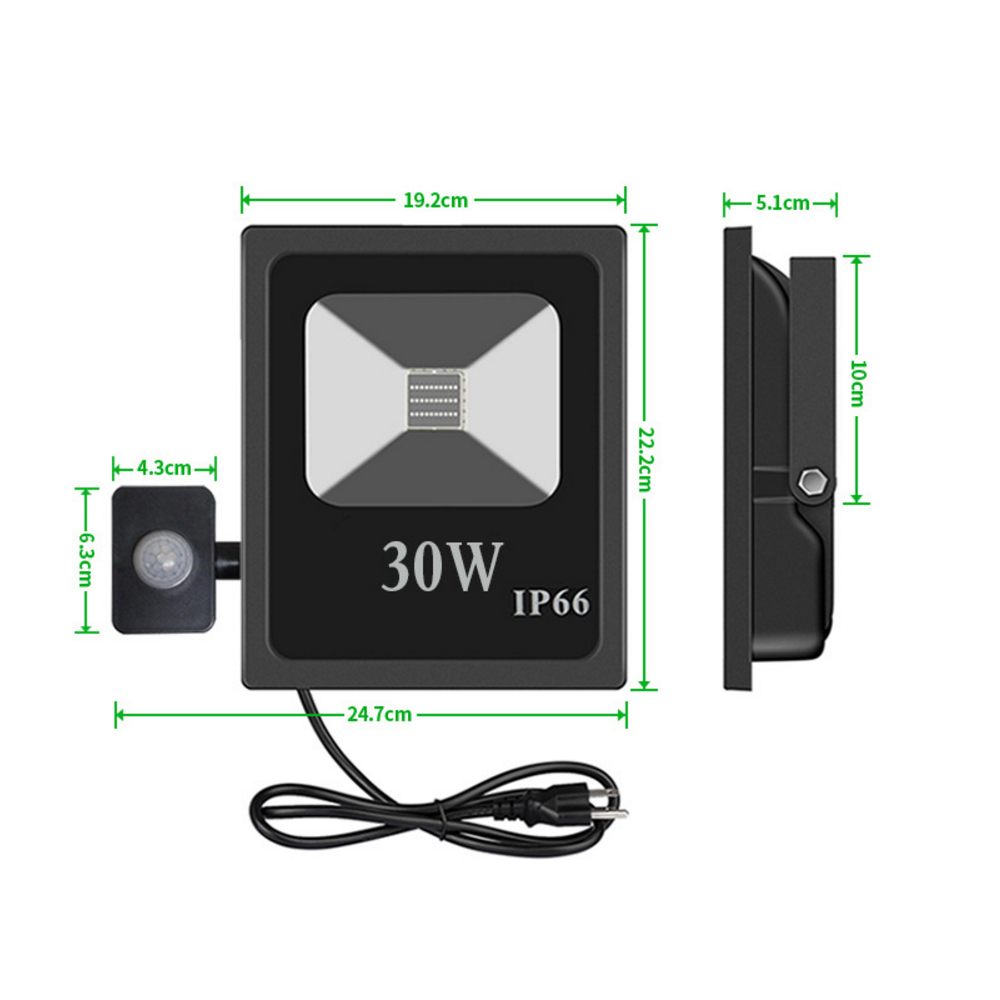 10W 20W 30W 50W 100W Induction LED UV Flood Light AC85-265V IP66 Waterproof COB Stage Spotlight UV Black Light Party Lighting