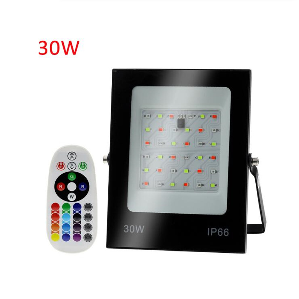 Outdoor Lighting AC165-265V LED Spotlight Ultra-thin Floodlight 10W 20W 30W 50W 100W Led Projector Street Lamp for Wall Garden