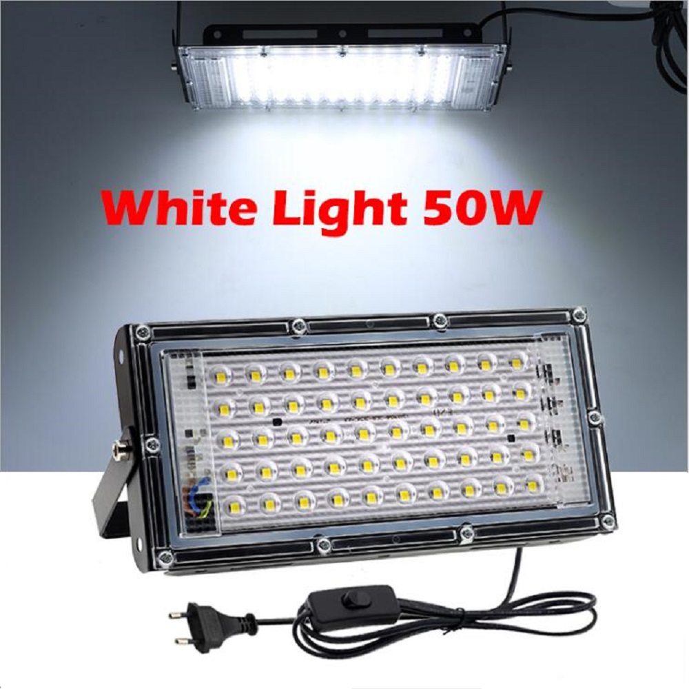 Led Flood Light IP65 Waterproof RGB Floodlight With Remote Control 50W 100W 150W LED Spotlight Garden Projector Outdoor Lighting