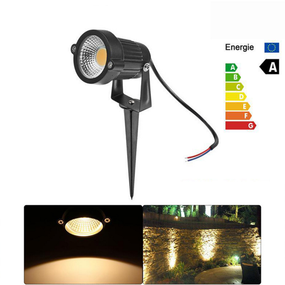 COB LED Spotlight Garden lighting 3W Outdoor Spike Lawn Lamp Waterproof Led reflector Path Outdoor Exterior Spot light 12V 24V