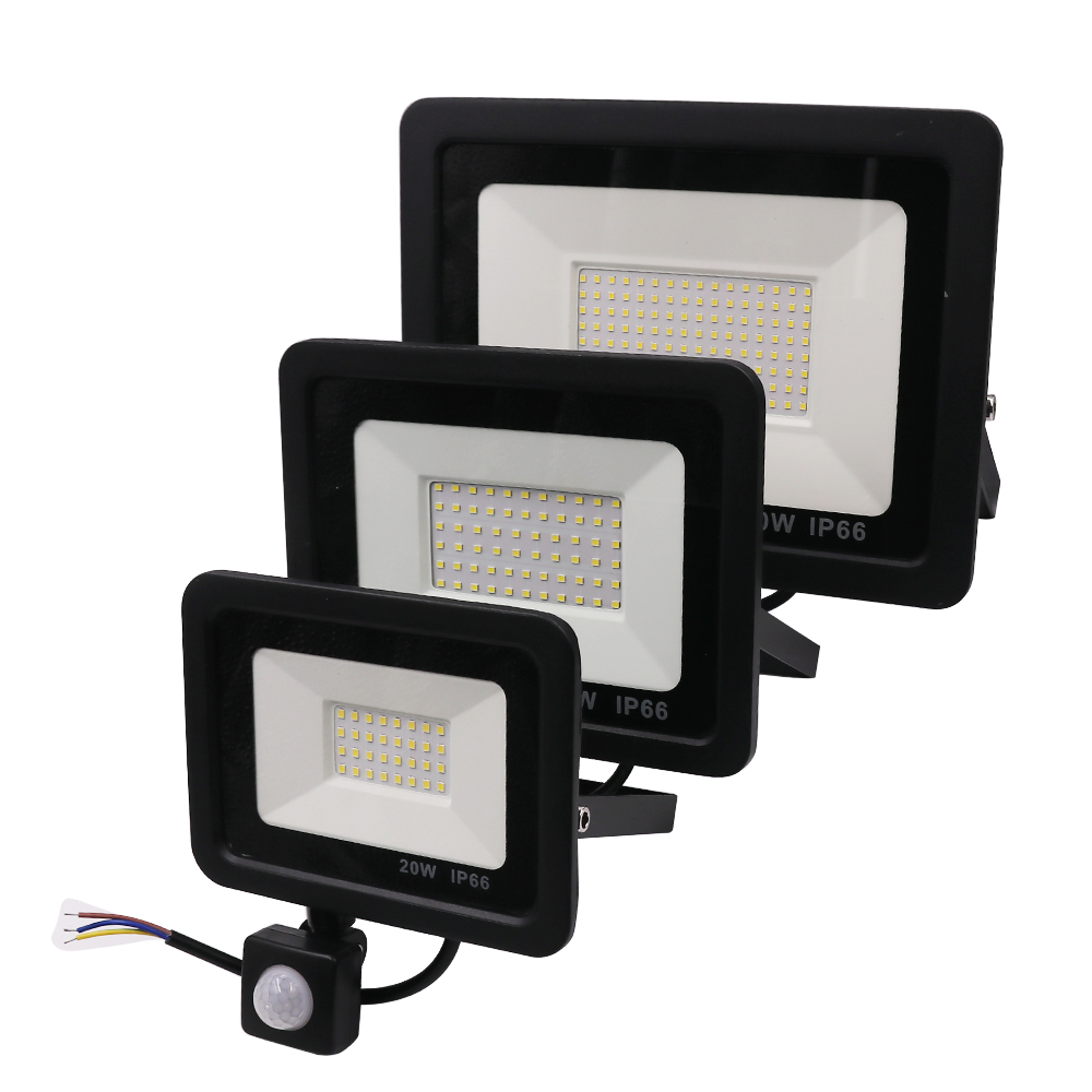 LED Flood Light AC175-265V High Brightness IP66 Waterproof Outdoor Lighting 10W 20W 30W 50W LED Spotlight Wall Floodlights