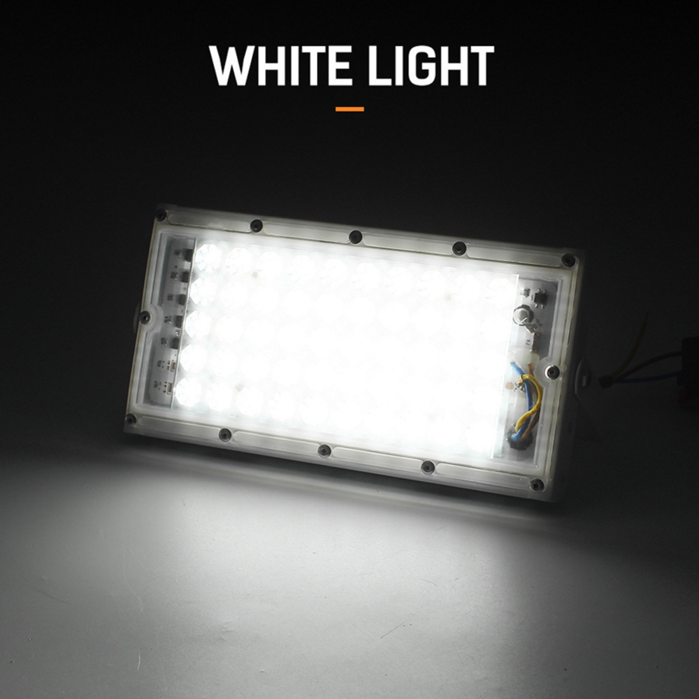 50W LED Spotlight RGB Flood Light 220V Outdoor Waterproof Floodlight DC12-85V Led Reflector led spot light with Remote Control