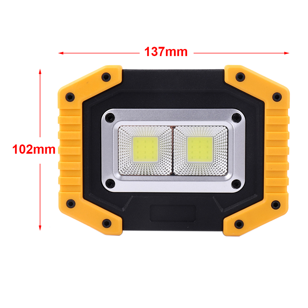 30W COB Led Floodlight Portable Waterproof Work Light 3 Mode USB Rechargeable Led Spotlight for Outdoor Hunting Camping Lighting