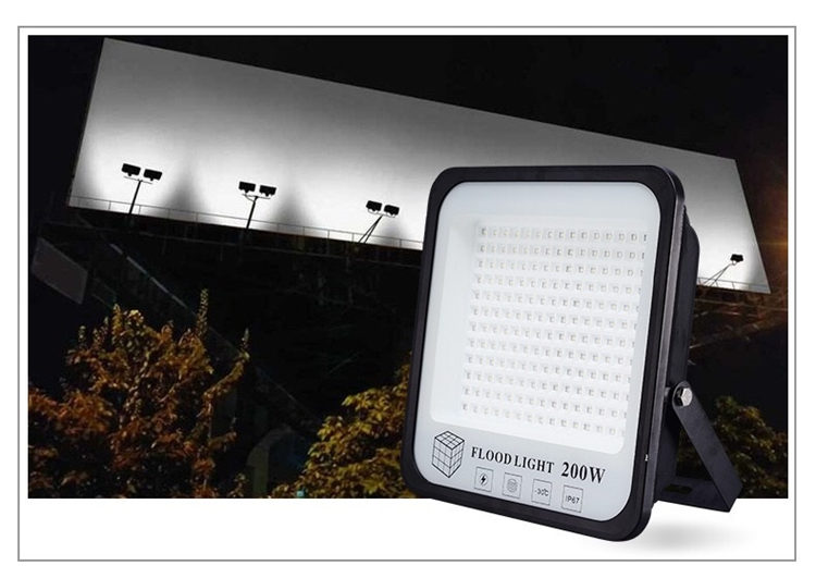 Ultra-thin AC 110- 220V LED 50W 100W 150W 200W Floodlight Spotlight Spotlight Outdoor Wall Mount Wall Lamp Garden Factory Garage