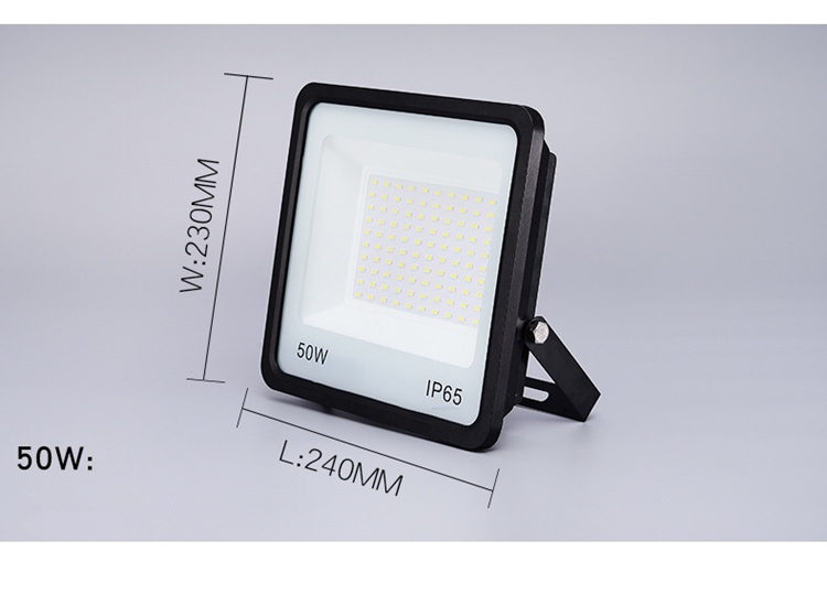 Ultra-thin AC 110- 220V LED 50W 100W 150W 200W Floodlight Spotlight Spotlight Outdoor Wall Mount Wall Lamp Garden Factory Garage