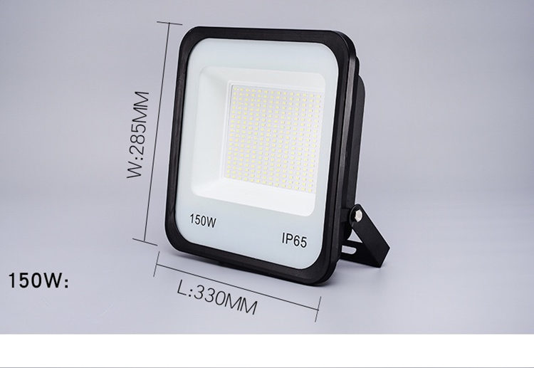 Ultra-thin AC 110- 220V LED 50W 100W 150W 200W Floodlight Spotlight Spotlight Outdoor Wall Mount Wall Lamp Garden Factory Garage