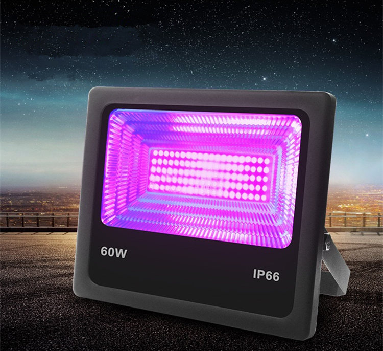 30W 60W US UK EU plug LED Flood Light Waterproof AC85-265V Purple DJ Disco Nightclub KTV Festival Party Stage Lighting Effect