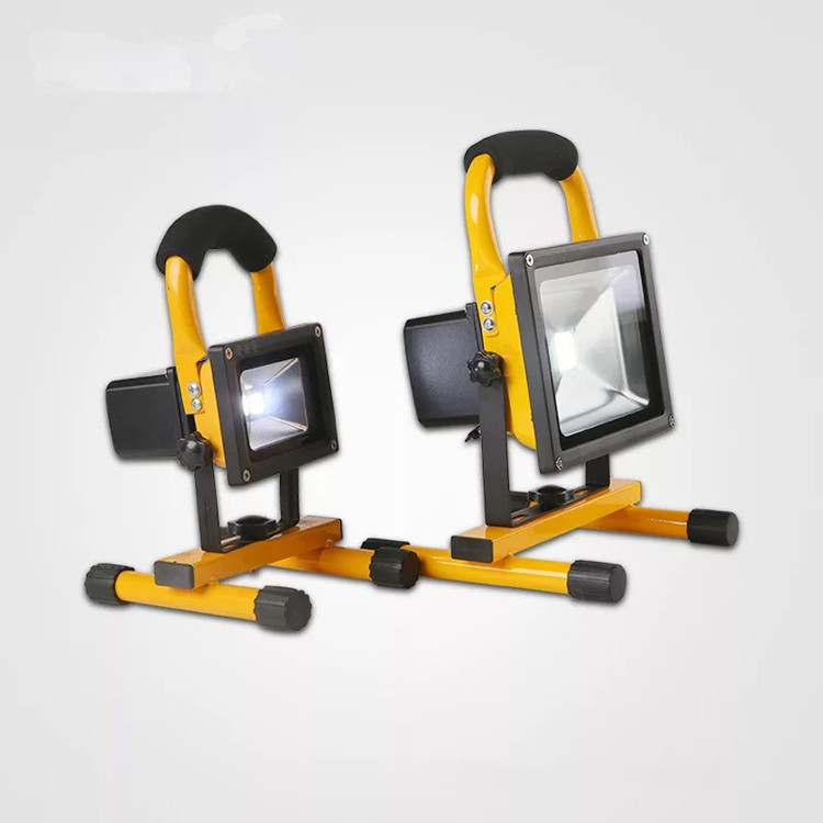 LED Rechargeable Flood Light 220 V 50W 30W 20W Flood Light Waterproof IP65 Reflector Outdoor Camping Emergency Light