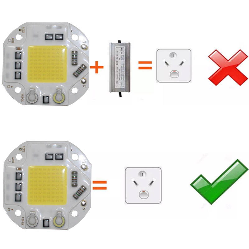 Led cob 30W 50W LED High Power Projection Lamp Outdoor Lighting Advertising lamp Inductive Floodlight